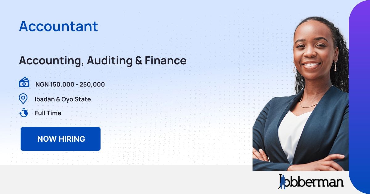 Job Vacancy Accountant Lac Limited New Garage Ibadan Full Time