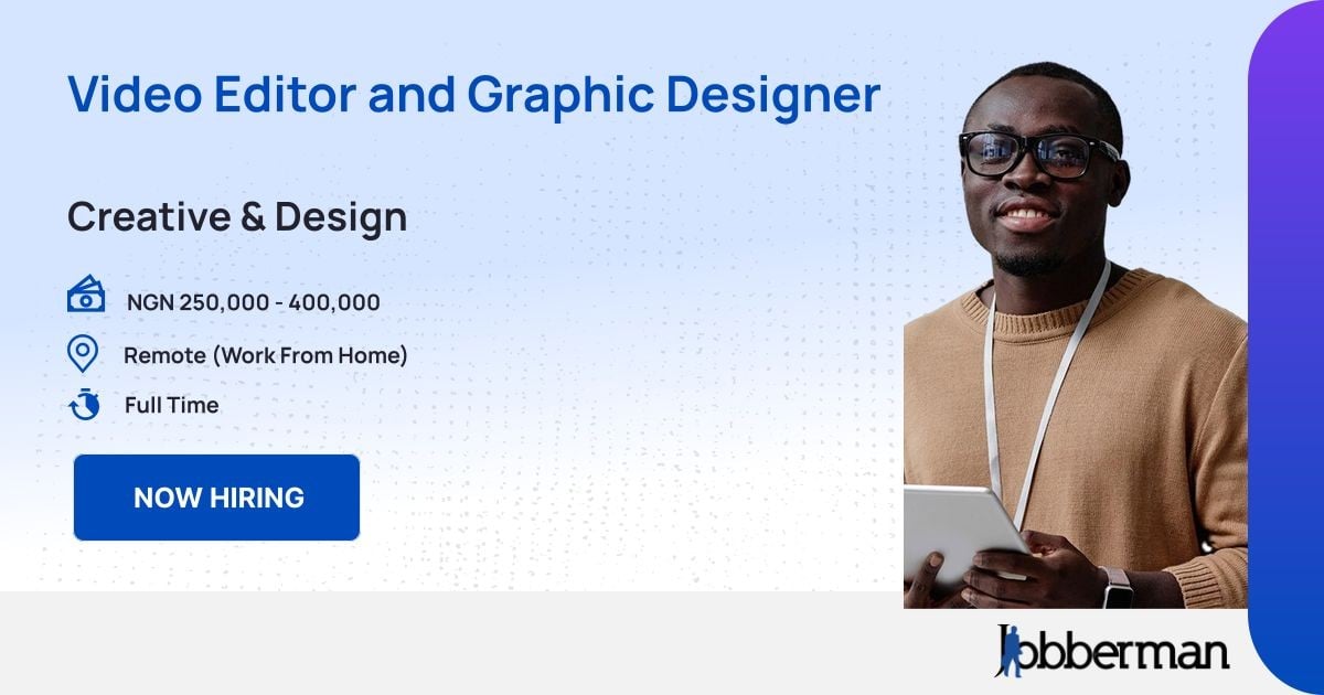 Motion Video Editor Graphic Designer
